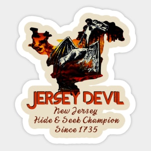 Jersey Devil Hide & Seek Sticker